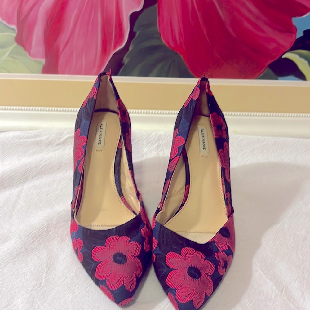 Alex Marie flowered heels